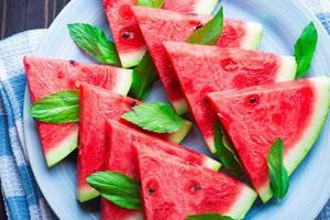 plakjes watermeloen