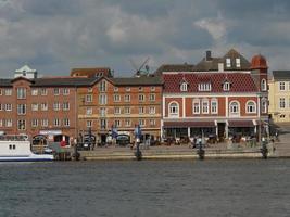 kappeln stad in schleswig holstein foto