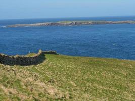 de stad lerwick en de shetlandeilanden foto