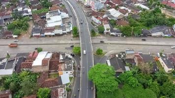 luchtfoto van overvliegen foto