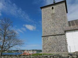 de stad haugesund in noorwegen foto