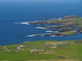 de shetlandeilanden in schotland foto