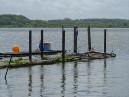 schleswig stad met het dorp holm foto