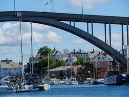 haugesund stad in noorwegen foto