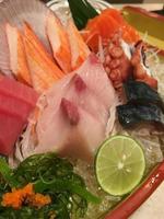 sashimi close-up foto