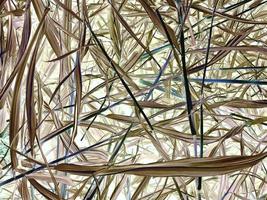 achtergrond van patroontextuur van lichtgele bamboebladeren. foto