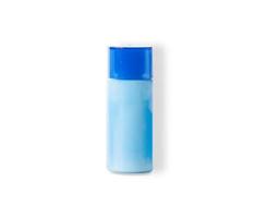 huidverzorging fles geïsoleerd foto