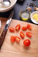 ingrediënt voor tomatensoep foto