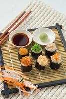 Japanse smakelijke sushi set