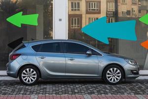 side turkije 03 maart 2022 zilver opel astra foto