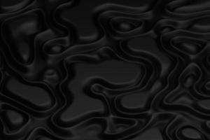 abstracte 3D-weergave van golf zwarte gladde golvende banden achtergrond oppervlak foto