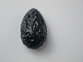 stenen asteroïde vanuit de ruimte op geïsoleerde achtergrond. foto