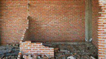 verlaten oude gebouwen fout en onverantwoordelijkheid van ingenieur foto