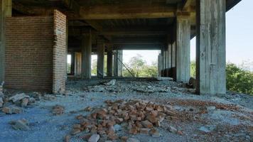 verlaten oude gebouwen fout en onverantwoordelijkheid van ingenieur foto