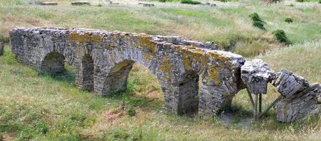 Romeins aquaduct in Spanje. foto