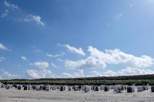 het eiland Spiekeroog in Duitsland foto