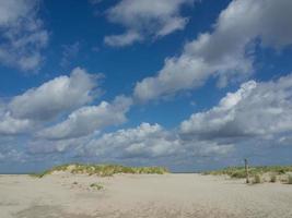 het eiland Spiekeroog in Duitsland foto