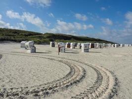 het eiland Spiekeroog in Duitsland foto