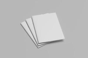 a4 tijdschrift catalogus blanco mockups foto