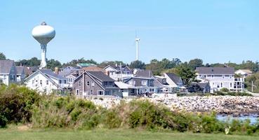 kustlijn stranden scènes op narragansett rhode island foto