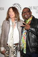 los angeles 14 maart - steven tyler, randy jackson arriveert op 14 maart 2011 op het american idol paleyfest 2011 in saban theater in beverly hills, ca foto