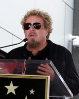 Los Angeles 10 februari - Sammy Hagger bij de adam Levine Hollywood Walk of Fame-sterceremonie bij het muzikanteninstituut op 10 februari 2017 in Los Angeles, ca foto