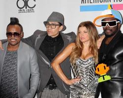 los angeles 21 november - black eyed peas in de perskamer van de 2010 american music awards in nokia theater op 21 november 2010 in los angeles, ca foto