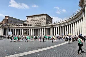 vaticaanstad in italië in augustus 2010. een zicht op vaticaan foto