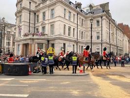 londen in het verenigd koninkrijk in juni 2022. een zicht op de platina jubileumparade in londen foto