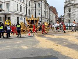 londen in het verenigd koninkrijk in juni 2022. een zicht op de platina jubileumparade in londen foto