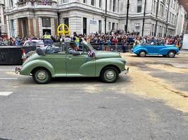 londen in het verenigd koninkrijk in juni 2022. een zicht op de platina jubileumparade in londen foto