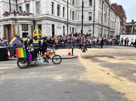 londen in het verenigd koninkrijk in juni 2022. een zicht op de platina jubileumparade in londen foto