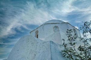 kerk in chora dorp folegandros foto