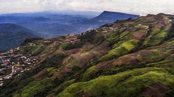 landschap van berg, in thailand foto