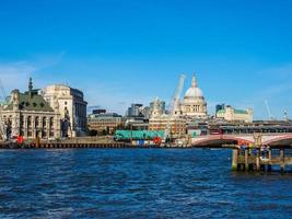 hdr rivier de Theems in Londen foto