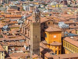 hdr luchtfoto van bologna foto