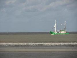 het eiland Spiekeroog in Duitsland foto