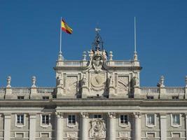 madrid stad in spanje foto