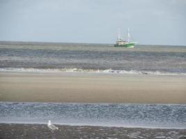 het eiland Spiekeroog in Duitsland foto