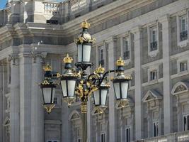 madrid stad in spanje foto