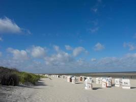 het eiland Spiekeroog in Duitsland foto