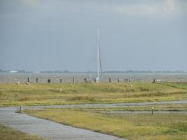 het eiland Spiekeroog in Duitsland foto