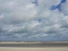 het eiland Spiekeroog in Duitsland foto