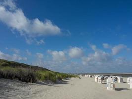 eiland spiekeroog in duitsland foto