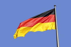 Duitse nationale vlag in Berlijn foto