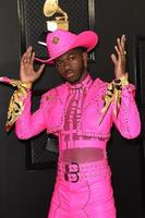 los angeles 26 jan - lil nas x bij de 62e grammy awards in het nietjescentrum op 26 januari 2020 in los angeles, ca foto