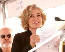 los angeles 4 dec - jessica lange bij de ryan murphy star-ceremonie op de hollywood walk of fame op 4 december 2018 in los angeles, ca foto