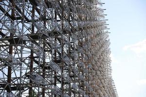 duga-radar in de uitsluitingszone van Tsjernobyl, Oekraïne foto