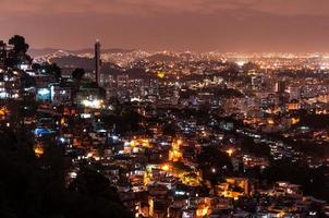 Rio de Janeiro sloppenwijken 's nachts