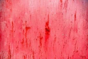 ruw rood geschilderd roestig metalen oppervlak, textuur met hoge resolutie foto